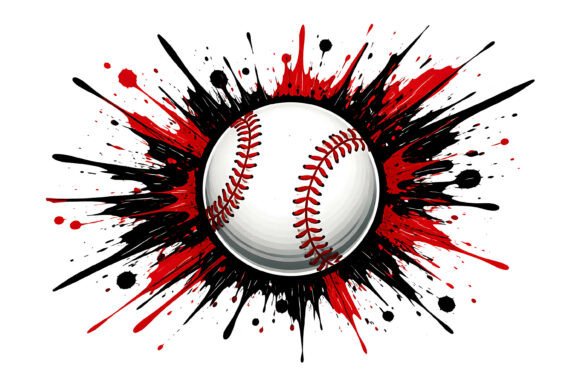 Baseball Splash Sport Design: Dynamic Graphics for Every Project