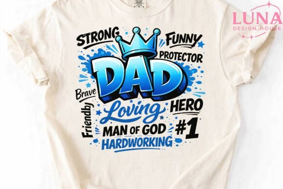 Celebrate Dad: Typography PNG Design for Every Project