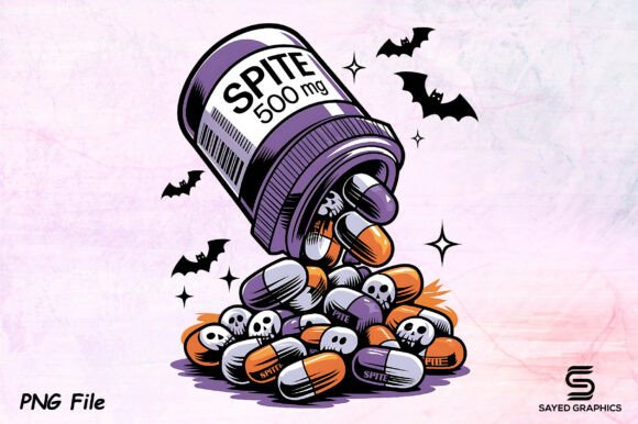 Daily Dose of Spite Png Design: A Bold Graphic for Edgy Branding