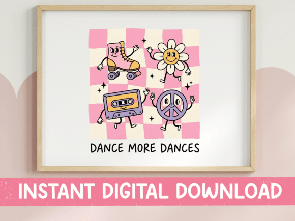 Dance More Dances SVG: A Retro Vibe for Modern Creators