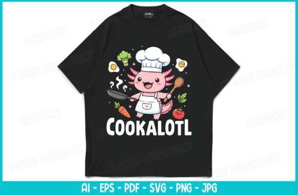 Meet Cookalotl: Your New Favorite Kawaii Chef Design