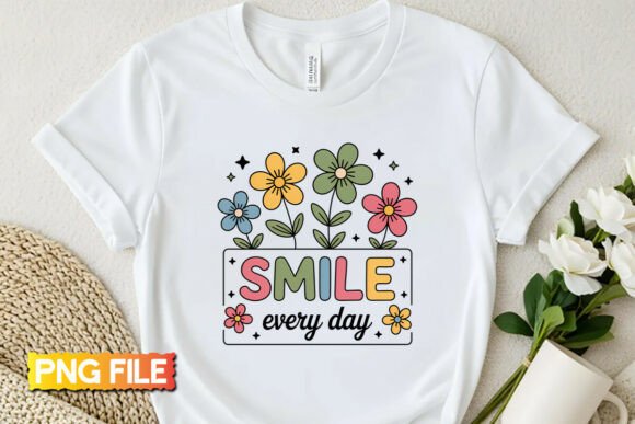 Motivational Smile Every Day Png Design: Your Daily Dose of Positivity