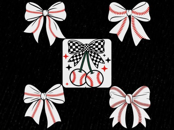 Styling Your Brand with 5 Baseball Bow Svg, Coquette Shirt Design