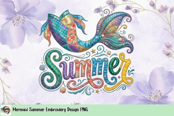 Summer Magic: Using a Mermaid Embroidery Design for Your Brand