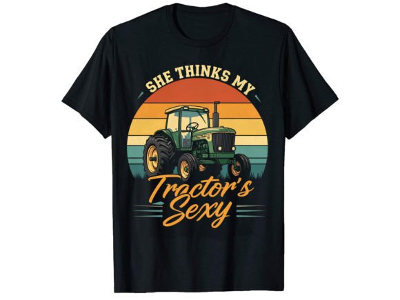 Unleash Rustic Charm: The She Thinks My Tractor Design